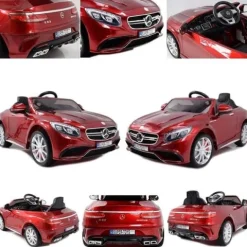 MERCEDES S63 AMG LICENCJA,LAKIER, MIĘKKIE KOŁA EVA FULL OPCJA/HL169