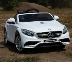 MERCEDES S63 AMG LICENCJA, MIĘKKIE KOŁA EVA FULL OPCJA/HL169