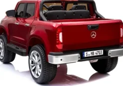 MERCEDES X LICENCJA, 4X4, 2x12V PANEL MP4, 5 PUNKTOWE PASY, MIĘKKIE KOŁA EVA, MIĘKKIE SIEDZENIE, LAKIER POLEROWANY, FULL OPCJA/