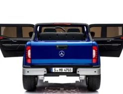 MERCEDES X LICENCJA, - 4X4 , 2x12V PANEL MP4, MIĘKKIE KOŁA EVA, MIĘKKIE SIEDZENIE, LAKIER POLEROWANY, FUNKCJA BUJANIA FULL OPC
