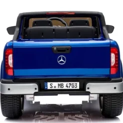MERCEDES X LICENCJA, - 4X4 , 2x12V PANEL MP4, MIĘKKIE KOŁA EVA, MIĘKKIE SIEDZENIE, LAKIER POLEROWANY, FUNKCJA BUJANIA FULL OPC