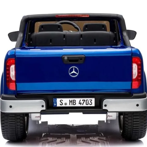 MERCEDES X LICENCJA, - 4X4 , 2x12V PANEL MP4, MIĘKKIE KOŁA EVA, MIĘKKIE SIEDZENIE, LAKIER POLEROWANY, FUNKCJA BUJANIA FULL OPC