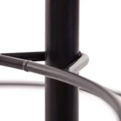 Metalowy Stojak ekspozycyjny na Ladę z wiklinowymi tacami Ø70 H46 cm