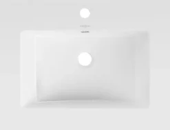 MEXEN ATENA 61 x 46 CM UMYWALKA WPUSZCZANA W BLAT MEBLOWA BIAŁA