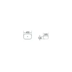 MEXEN RITA UMYWALKA NABLATOWA 45x32 cm STAWIANA