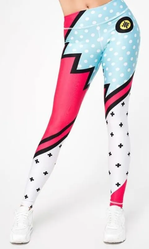 MEX - Legginsy damskie Groovy Toon Flash XS