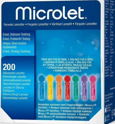 MICROLET LANCETY 200 sztuk (do Contour Plus, Contour TS) Ascensia Diabetes