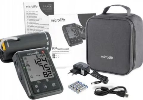 Microlife Ciśnieniomierz Automatyczny Naramienny BP B6 Bluetooth+Zasilacz