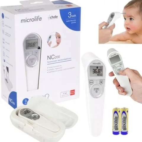 Microlife termometr bezdotykowy bezkontaktowy NC200 ETUI BATERIE