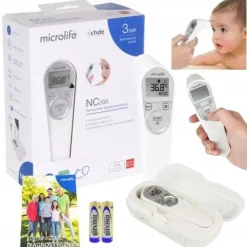 Microlife termometr bezdotykowy bezkontaktowy NC200 ETUI BATERIE