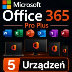 Microsoft Office 365 Pro Plus | 5 Urządzeń | PL | Dostawa 24/7
