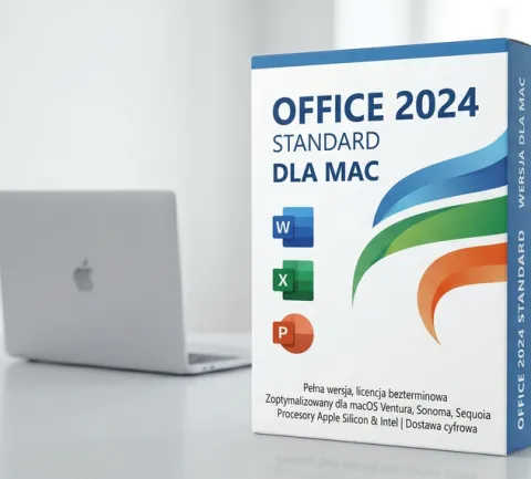 Microsoft Office 2024 Standard dla Mac - Licencja wieczysta / Faktura VAT