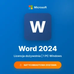 Microsoft Word 2024 | Licencja dożywotnia | 1 PC | Klucz aktywacyjny ESD