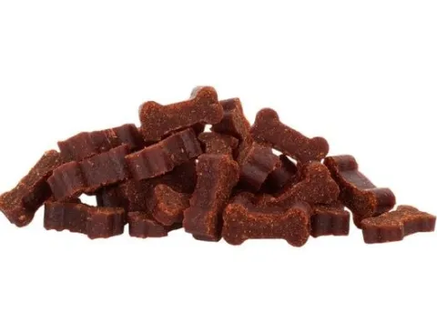 Miękkie przysmaki treningowe dla psa - Chewies Łosoś - Duże Kosteczki 200g