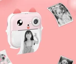 MINI DRUKARKA DRUKUŚ APARAT FOTOGRAFICZNY NATYCHMIASTOWY TERMICZNA + ROLKI