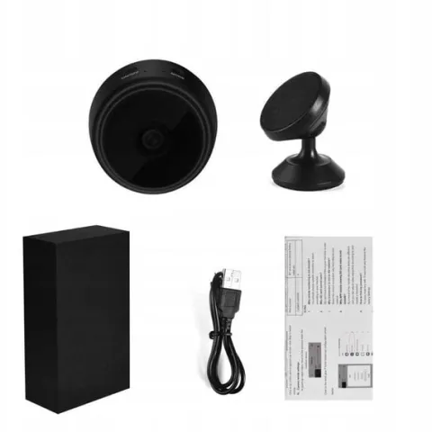 MINI KAMERA SZPIEGOWSKA UKRYTA DETEKCJA FULL HD WIFI RUCH KAMERKA MAŁA 1080