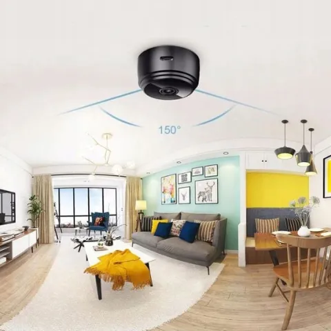 MINI KAMERA SZPIEGOWSKA UKRYTA DETEKCJA FULL HD WIFI RUCH KAMERKA MAŁA 1080