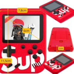 Mini konsola gameboy gra retro przenośna kieszonkowa mario czołgi 400w1 USB