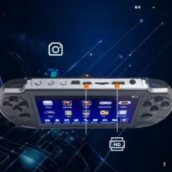MINI konsola przenośna do gier RETRO x7 POLSKIE MENU 1000 GIER + KABEL