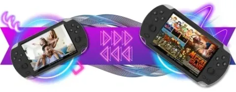 MINI konsola przenośna do gier RETRO x7 POLSKIE MENU 1000 GIER + KABEL