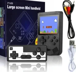 MINI KONSOLA PRZENOŚNA RETRO GAMEBOY PEGASUS 400 GIER 5 KOLORÓW + PAD