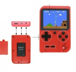 MINI KONSOLA RETRO 400 GIER GAMEBOY MARIO TV Gra TELEWIZYJNA + PAD
