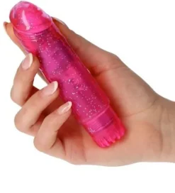 Mini wibrator brokatowy