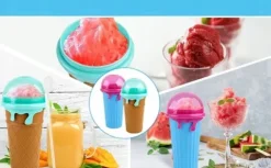 500ML SLUSHY KUBEK DO ROBIENIA LODÓW SORBETÓW SLUSHY GRANITY Duża Pojemność