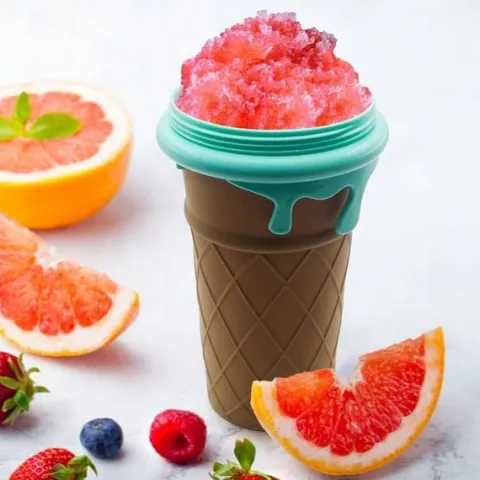 500ML SLUSHY KUBEK DO ROBIENIA LODÓW SORBETÓW SLUSHY GRANITY Duża Pojemność