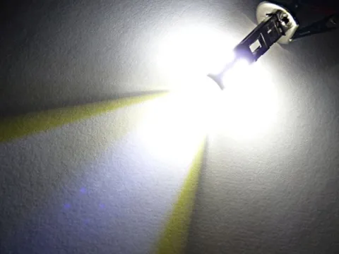 mocna żarówka LED H3 z soczewką 10 x 5730SMD dzienne DRL 12v 24v