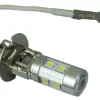 mocna żarówka LED H3 z soczewką 9x UHP dzienne DRL 12v 24v jakość