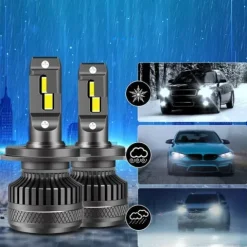 MOCNE ŻARÓWKI SAMOCHODOWE LED H4 XSTORM R45 130W 30000LM CANBUS