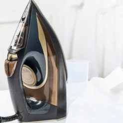 Mocne Żelazko Parowe 3400W Strażak Anti-Calc Anti Drip Prasowanie w Pionie