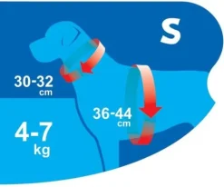 MOCNE SZELKI BEZUCISKOWE DLA MAŁEGO PSA, KOTA S 36-44 cm + GRATIS
