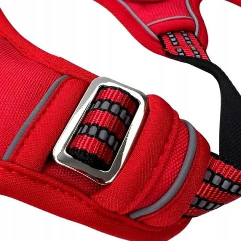 MOCNE SZELKI GUARD dla psa ALASKA odblask red M
