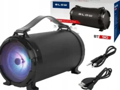 MOCNY GŁOŚNIK BLUETOOTH USB SD RADIO BOOMBOX MIKROFON PRZENOŚNY KARAOKE