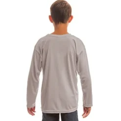 Młodzieżowa koszulka Solar z długim rękawem do sublimacji - Athletic Grey L
