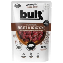 MOKRA KARMA DLA PSA BULT SASZETKA MIELONKA BOGATA W DZICZYZNĘ 10x100G