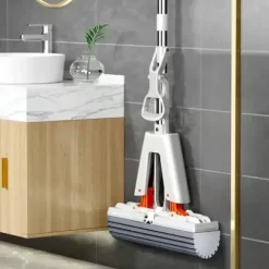 Mop gąbkowy do mycia podłóg wyciskany gąbczasty ściągacz do wody gąbka