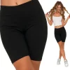 MORAJ Legginsy Kolarki Damskie w Prążek Wysoki Stan rozm. L/XL
