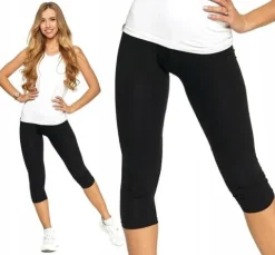 MORAJ LEGGINSY 3/4 z wysokim stanem KRYJĄCE - L/XL