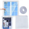 Moskitiera siatka na okno owady 150x130 + rzep