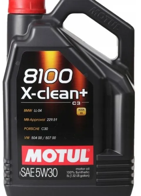 MOTUL 8100 X-CLEAN+ PLUS 5W30 C3 504/507 5L