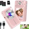 44MP APARAT FOTOGRAFICZNY CYFROWY DLA DZIECI KAMERA ZABAWKA GRY+KARTA 32GB