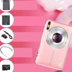 44MP APARAT FOTOGRAFICZNY CYFROWY DLA DZIECI KAMERA ZABAWKA GRY+KARTA 32GB