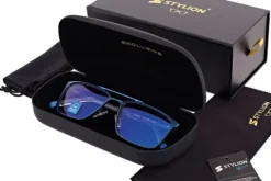 Męskie okulary PREMIUM +2.50 do czytania i komputera Blue Light+Antyrefleks