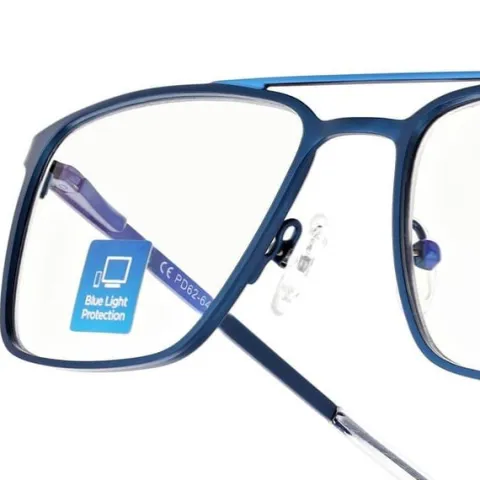 Męskie okulary PREMIUM +0.50 do czytania i komputera Blue Light+Antyrefleks