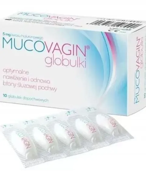 Mucovagin 5 mg globulki dopochwowe 10 sztuk