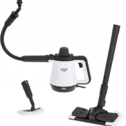 MYJKA PAROWA PAROWNICA CZYŚCIK OKIEN STEAMER 2000W 3,5 bara 13 elementów