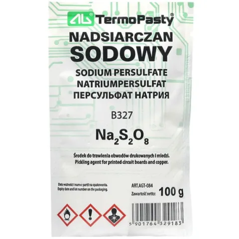 Nadsiarczan sodu B327 100g do trawienia wytrawiania płytek PCB wytrawiacz